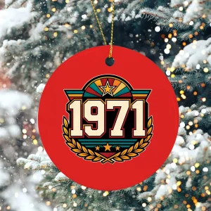 1971 Ceramic Christmas Ornament